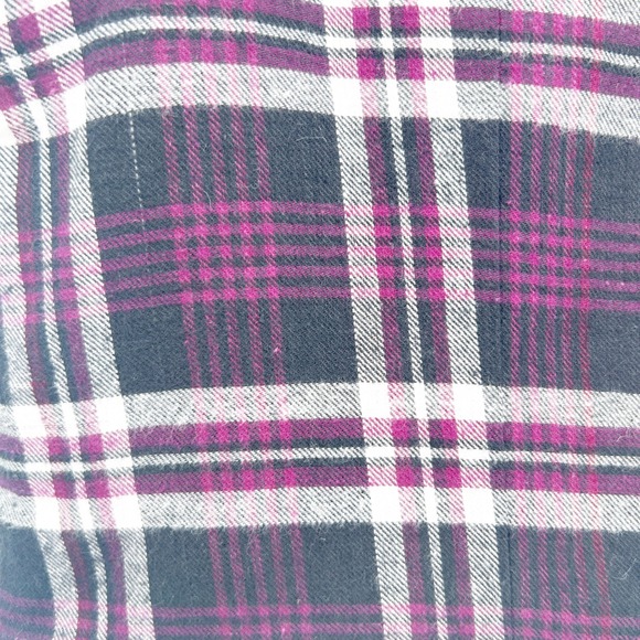 NWT I Am Womens Vintage Genuine Suede Sherpa Lined Plaid Flannel Vest Size M - Picture 7 of 10